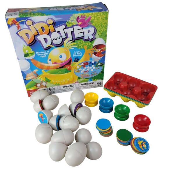 Didi Dotter Memory Game Ages 5+ Eggs Birds Magnetic Homeschool 2+ Play Complete - Picture 1 of 12